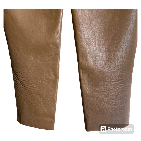 Aritzia Babatón Command Cropped Vegan Leather Pants size 8 - Picture 6 of 6